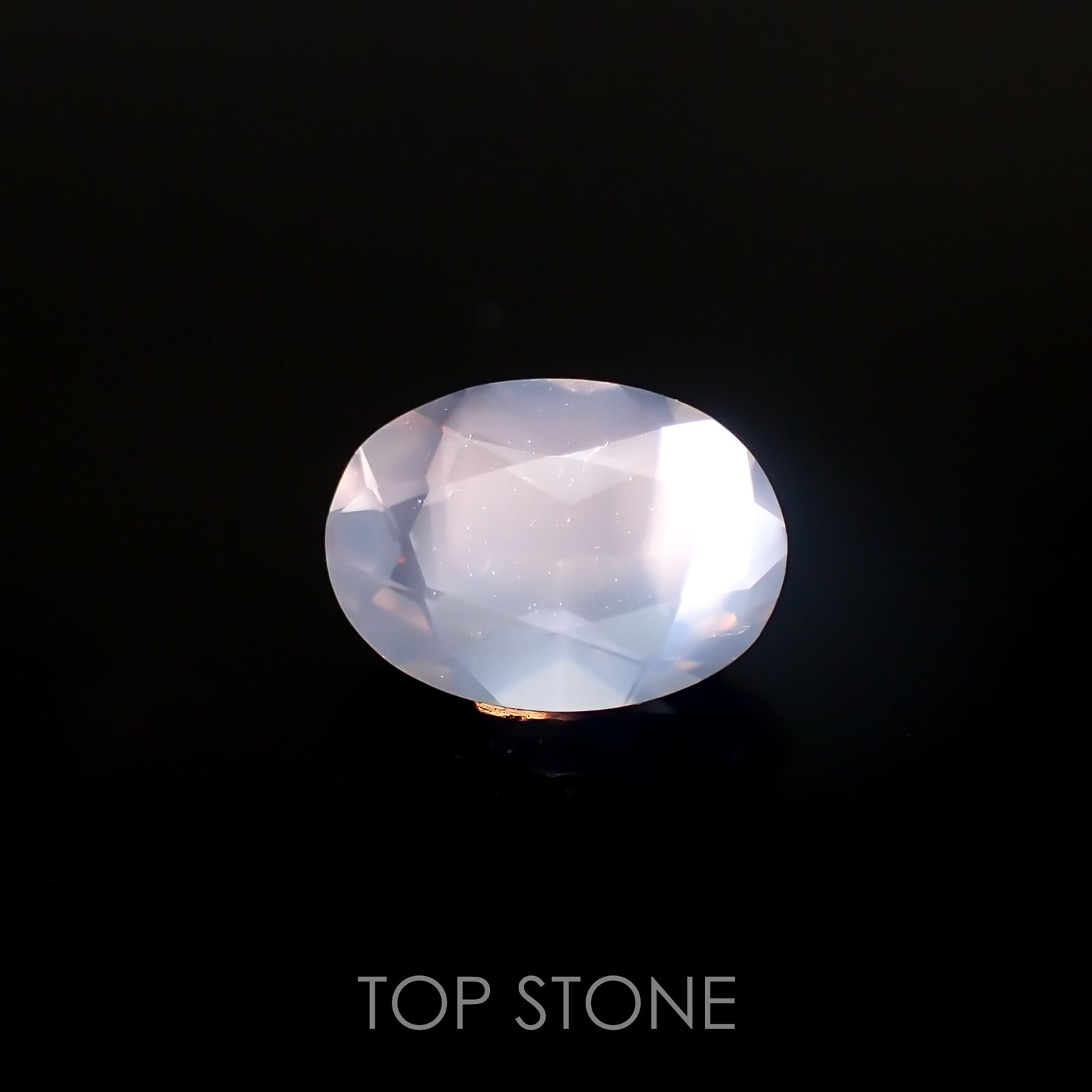 ムーンストーン(宝石名ムーンストーン)インド/スリランカ産 0.63ct 識別済[211113674]7.1x5.1mm前後