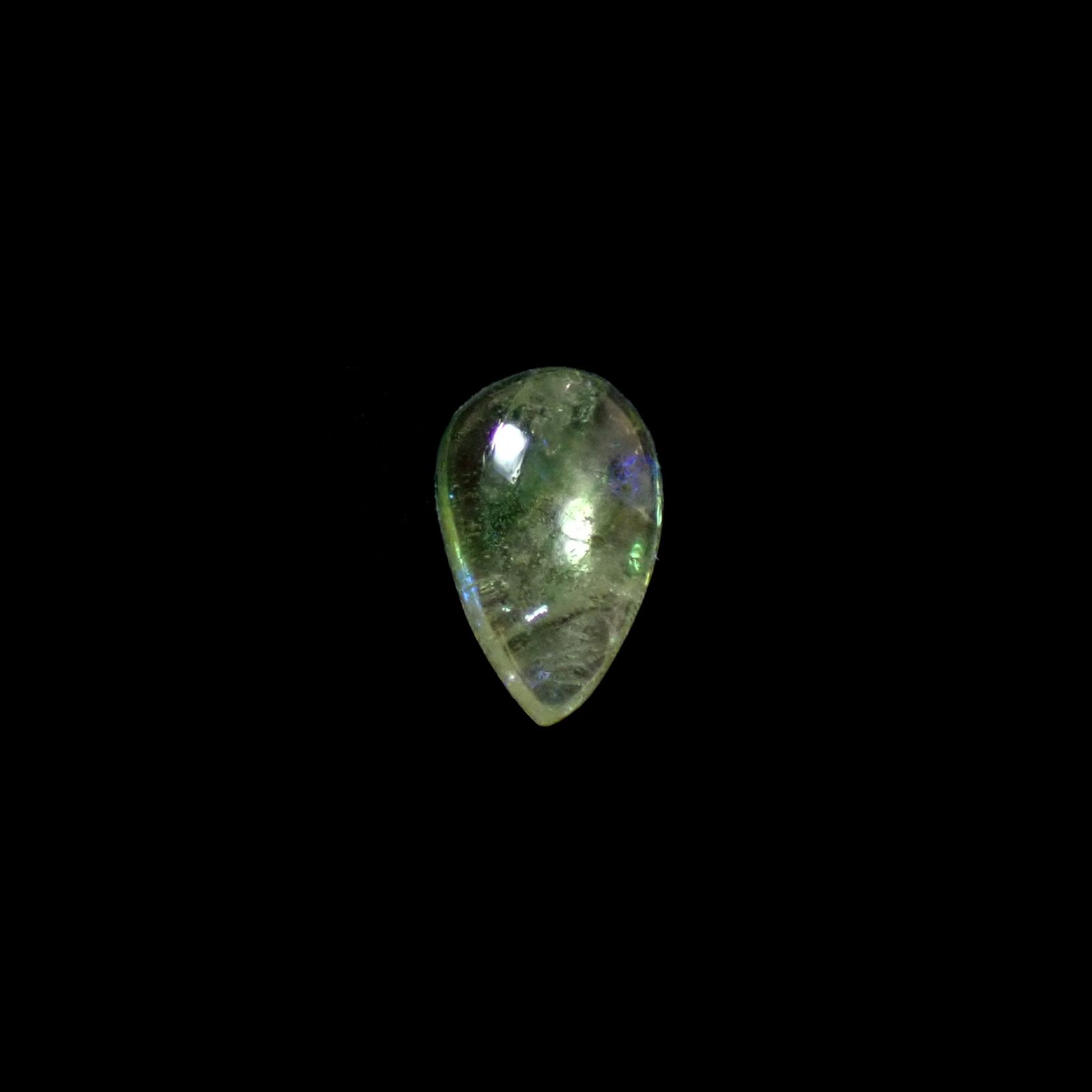 バイカラーツァボライト(宝石名グリーン グロッシュラー・ガーネット)タンザニア産 1.76ct 識別済[240928889]10x6.2mm前後