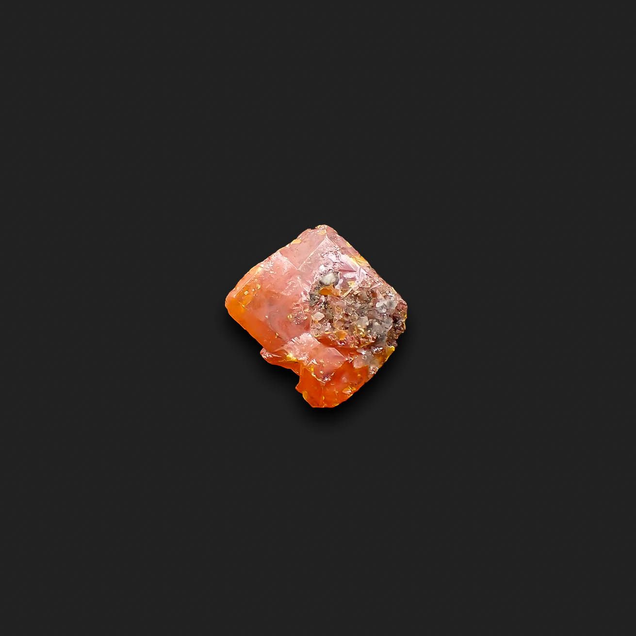 ウルフェナイト 原石 アメリカ・アリゾナ州・レッドクラウド鉱山産 10.85ct[230421827]14.2x12.6mm前後