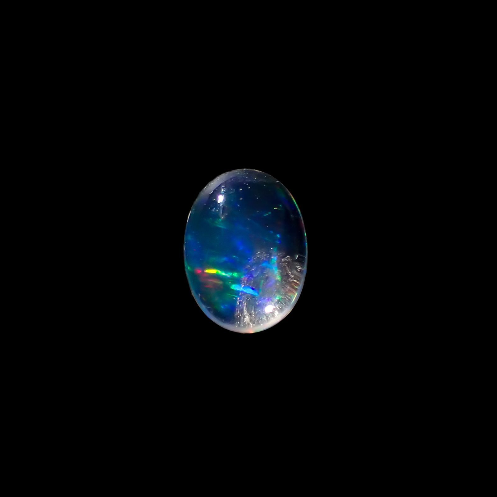 ウォーターオパール メキシコ産 0.40ct[240216404]6.9x5.1mm前後