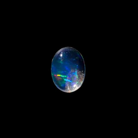 ウォーターオパール メキシコ産 0.40ct[240216404]6.9x5.1mm前後