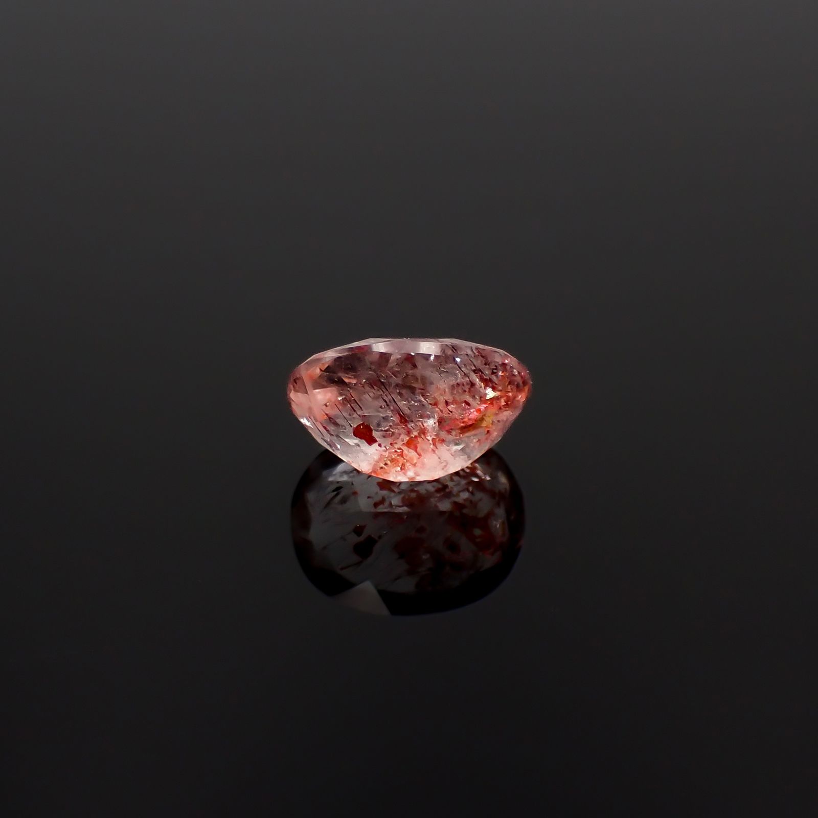 ファイヤークォーツ ナイジェリア産 2.45ct[240326725]9.9x7.9mm前後