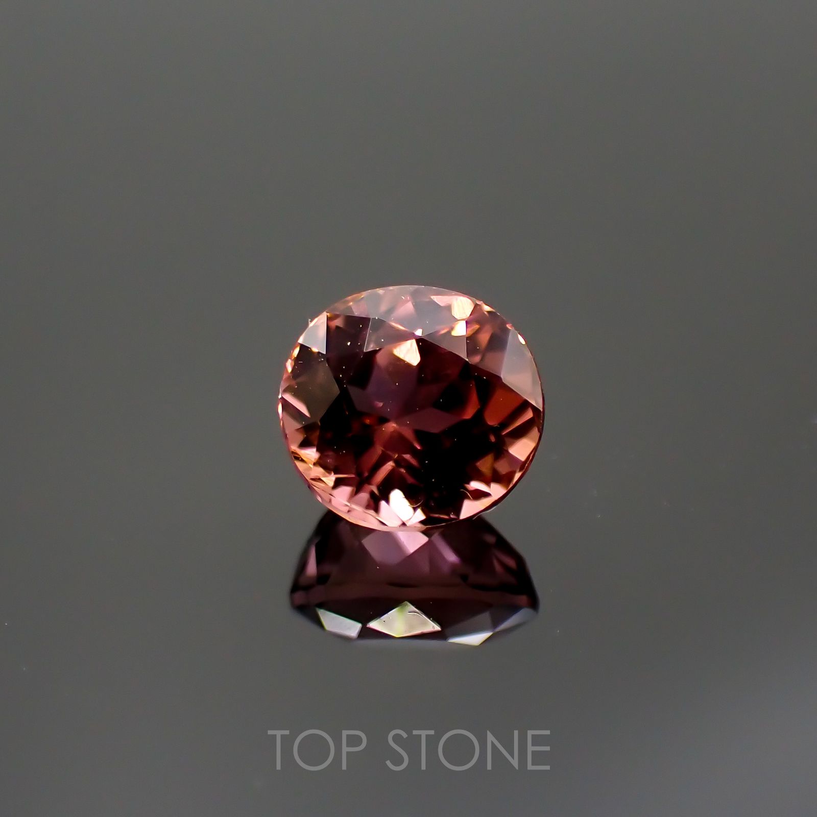 ローズピンクトルマリン(宝石名ピンク・トルマリン)ブラジル/アフリカ産 0.96ct 識別済[220114867]5.9x5.5mm前後