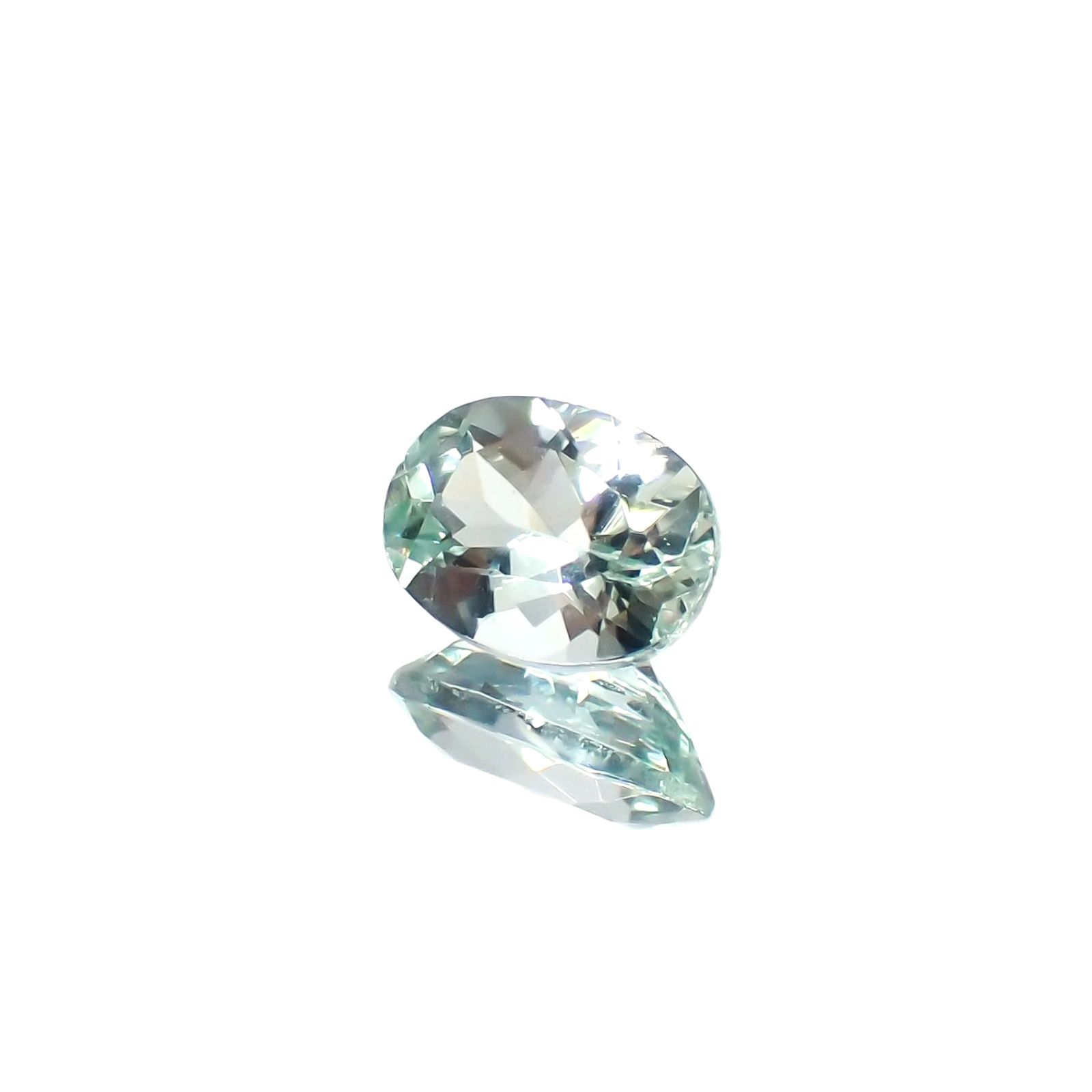 モンテブラサイト(宝石名モンテブラサイト)マダガスカル産 識別済 0.79ct / 7x5mm前後 [240125399]