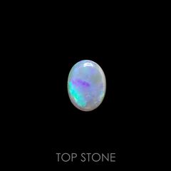 ブラックオパール オーストラリア産 ルース 1.26ct[210611320]8.6×6.6mm前後