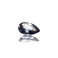 プラチナスピネル(宝石名スピネル)ビルマ産 0.85ct 識別済[250114111]7.9x4.7mm前後
