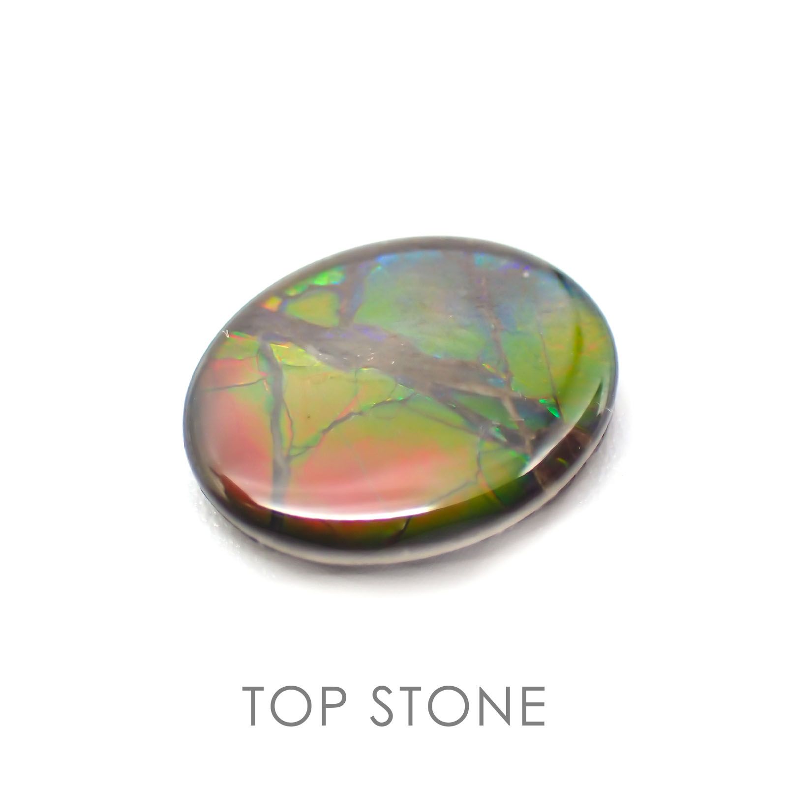 アンモライト カナダ産 ルース 3.24ct[20129024]12×10mm前後