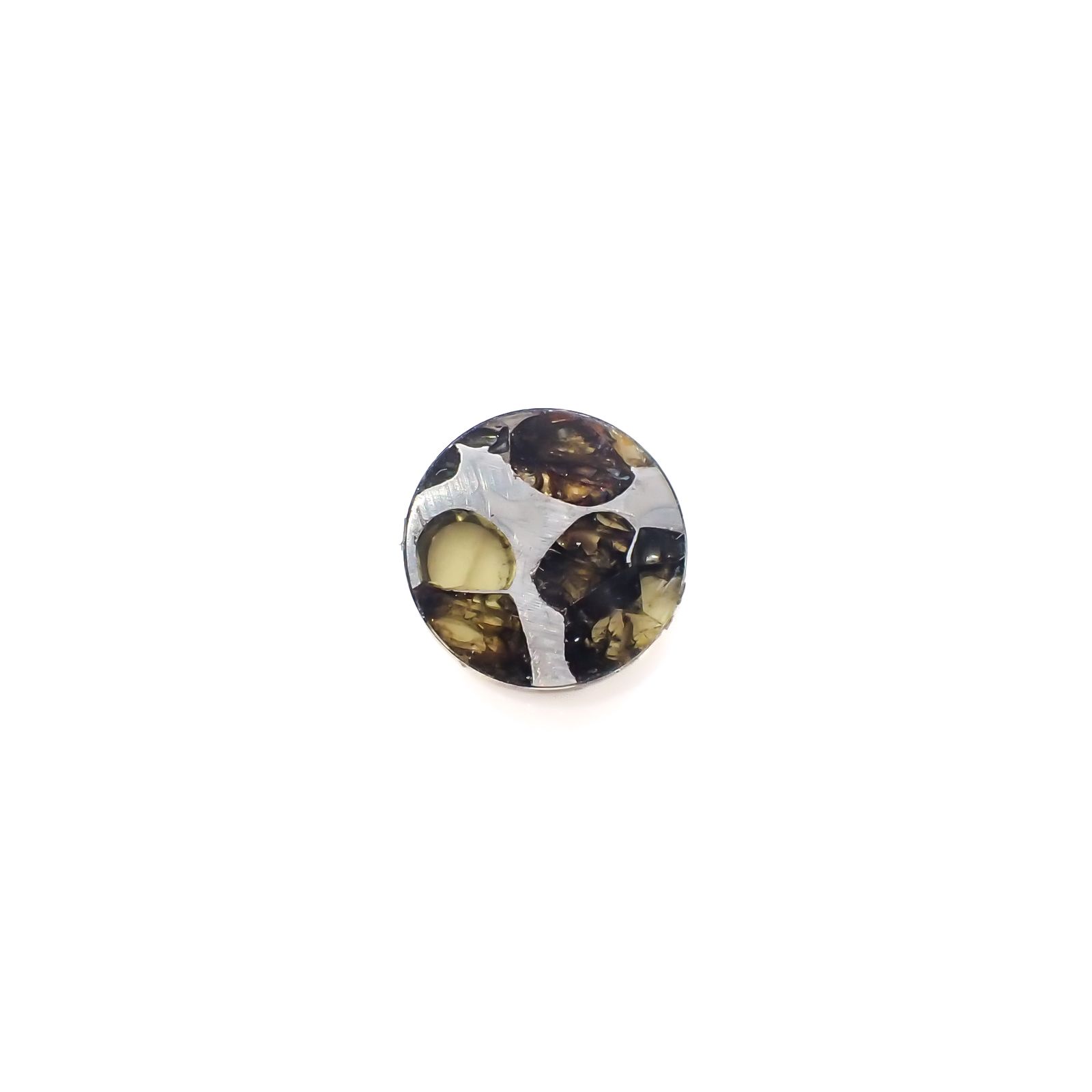 パラサイト隕石Sericho トリプレット 発見地:ケニア 4.87ct[240125712]12.1x12mm前後