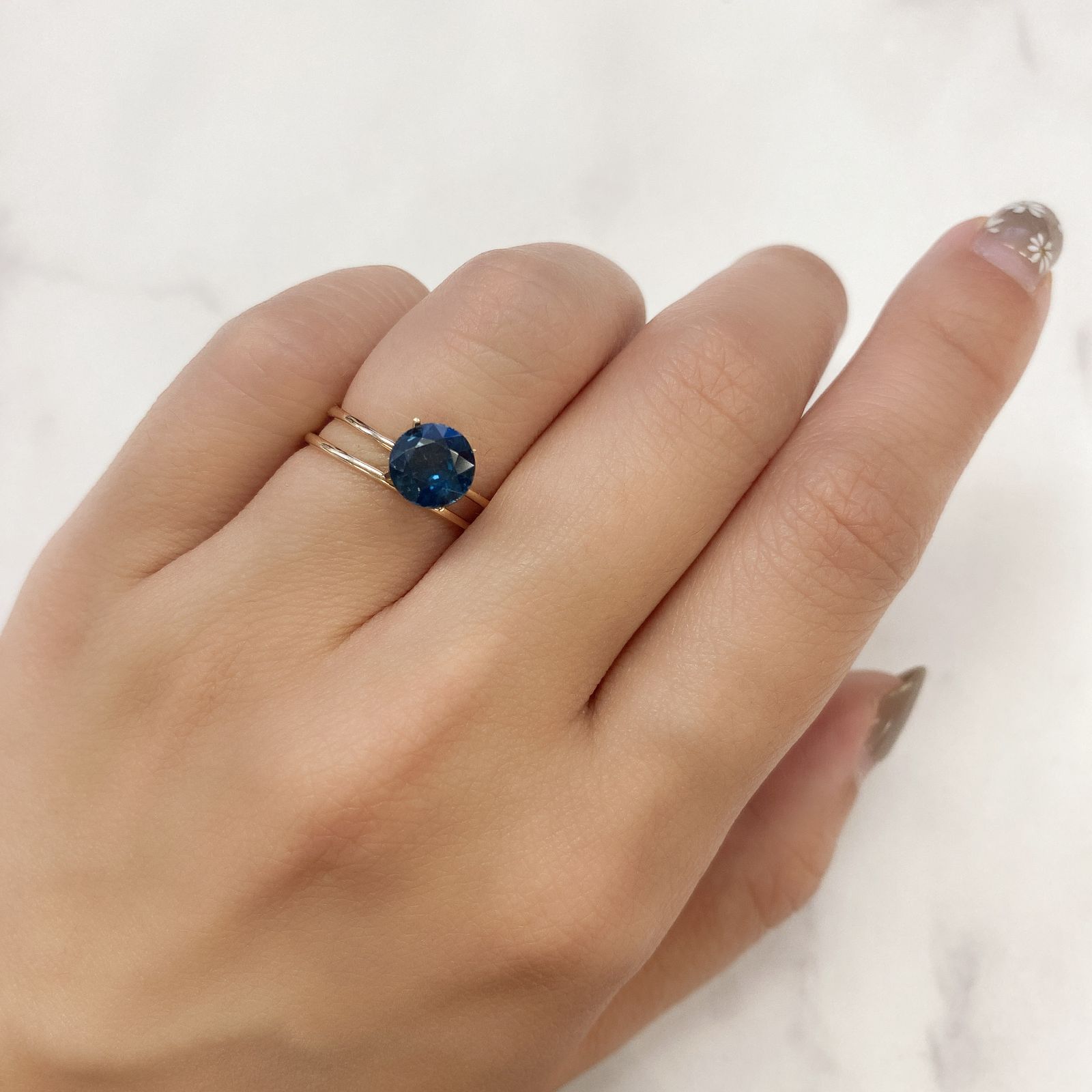 オーシャンブルーカイヤナイト(宝石名カイヤナイト) インド・オリッサ州産 1.83ct 識別済[210912366]7×7mm前後