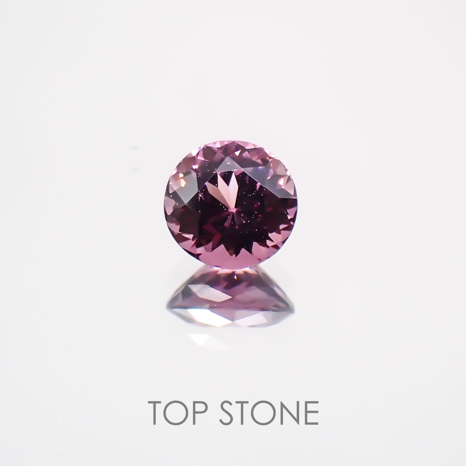 ホットピンクスピネル ビルマ産 ルース 0.36ct[210210026]4.4×4.3mm前後