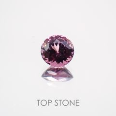 ホットピンクスピネル ビルマ産 ルース 0.36ct[210210026]4.4×4.3mm前後