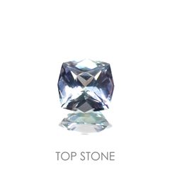 ◇カスタムカット◇バイカラータンザナイト 非加熱(宝石名ゾイサイト)タンザニア産 0.76ct 識別済[221118966]5.6x5.7mm前後