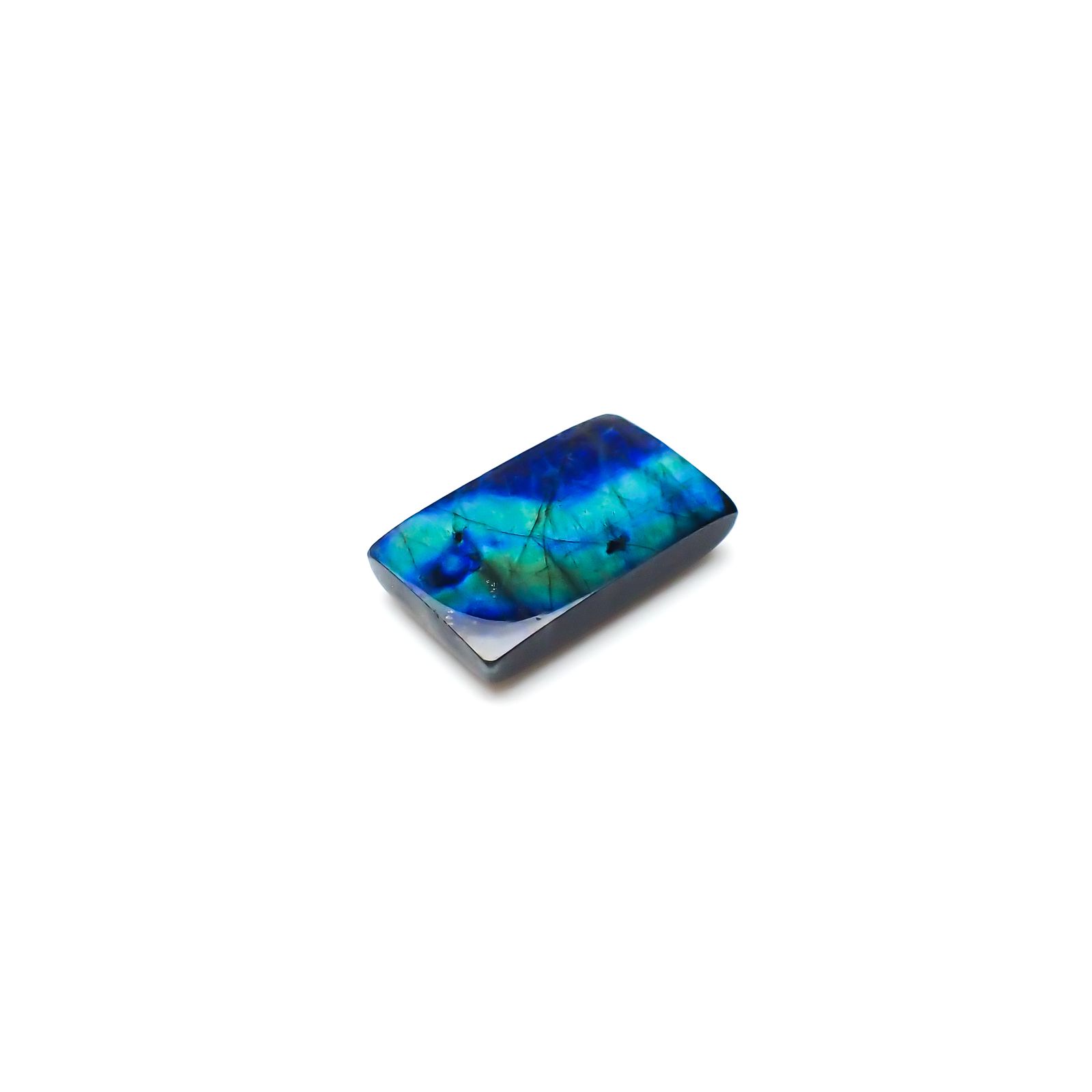 スペクトロライト フィンランド・ユレマ産 6.54ct[240125474]15.5x9.9mm前後