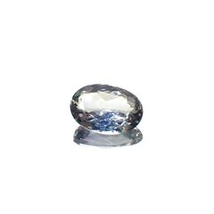 バイカラータンザナイト(宝石名ゾイサイト)タンザニア産 2.66ct 識別済[231224806]10.7x7.5mm前後