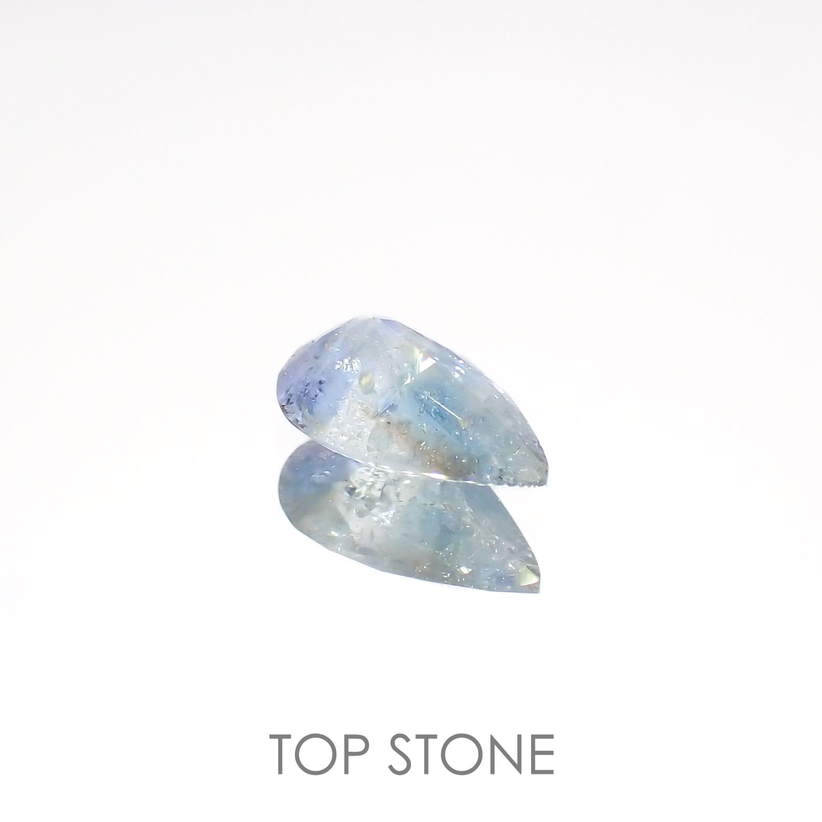 ジェレメジェバイト(宝石名エレメジェバイト)ナミビア産 0.799ct ソ付(彩珠)[220616454]8.3x5.1mm前後