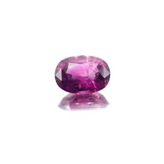 パープルサファイア(宝石名パープル・サファイア)パキスタン・カシミール地方産 1.710ct ソ付(彩珠)[231124084]8.4x6.2mm前後