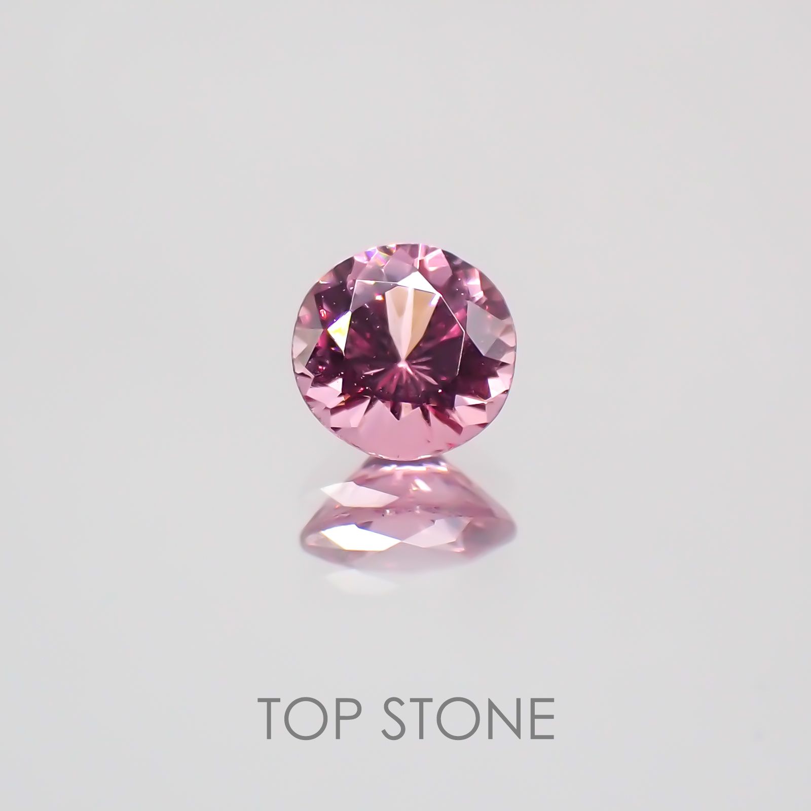 ホットピンクスピネル ビルマ産 ルース 0.27ct[210210028]4×4mm前後
