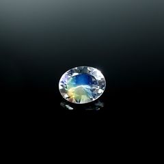 レインボームーンストーン(宝石名ラブラドライト)タンザニア産 0.67ct 識別済[250730916]6.8x5.5mm前後