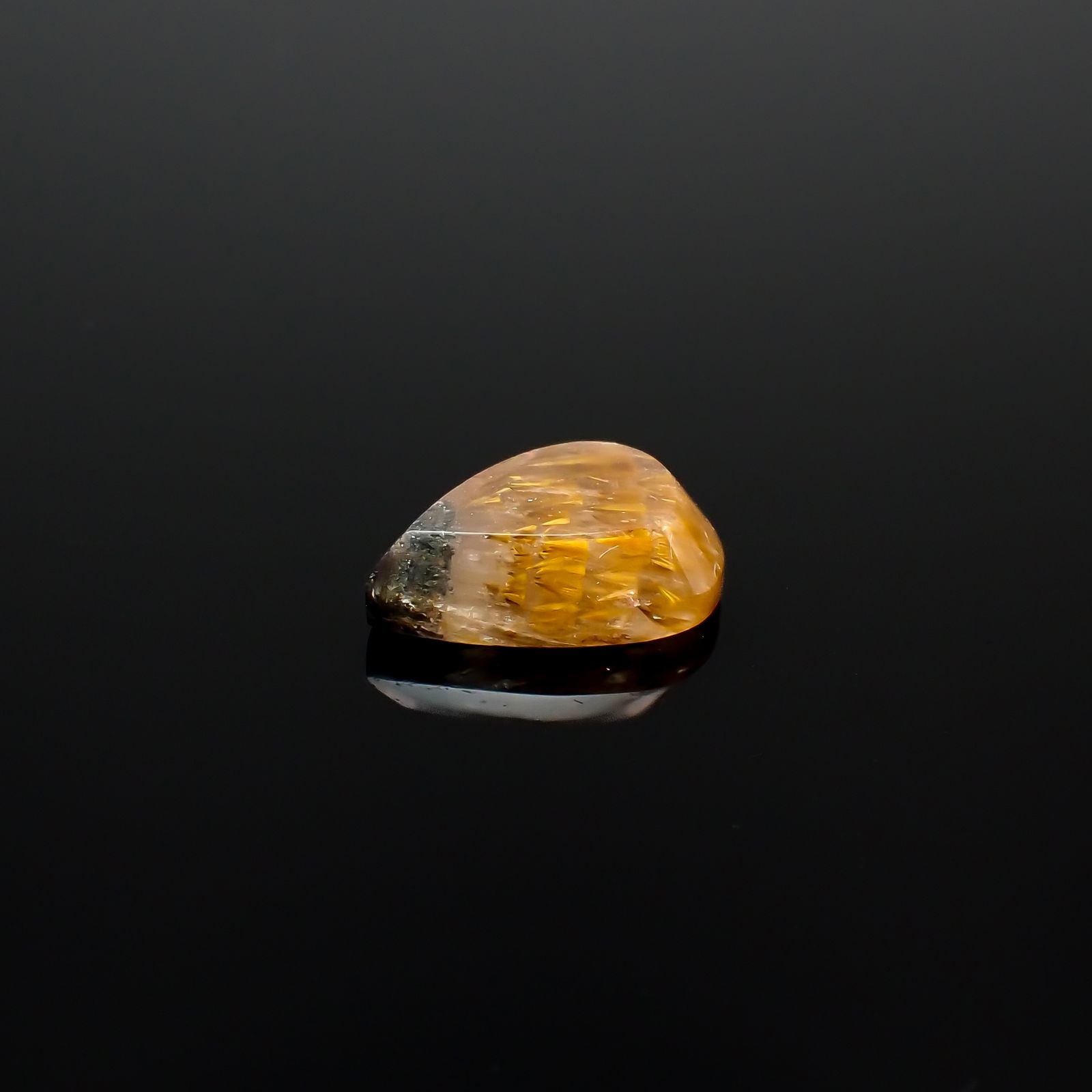 ゲーサイトインクォーツ ブラジル産 4.67ct[240427077]14x10.3mm前後