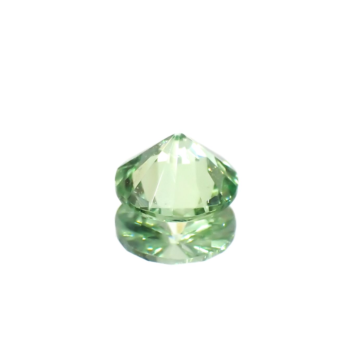ミントガーネット(宝石名ガーネット)タンザニア産 0.29ct 識別済[230823065]4.3x4.3mm前後