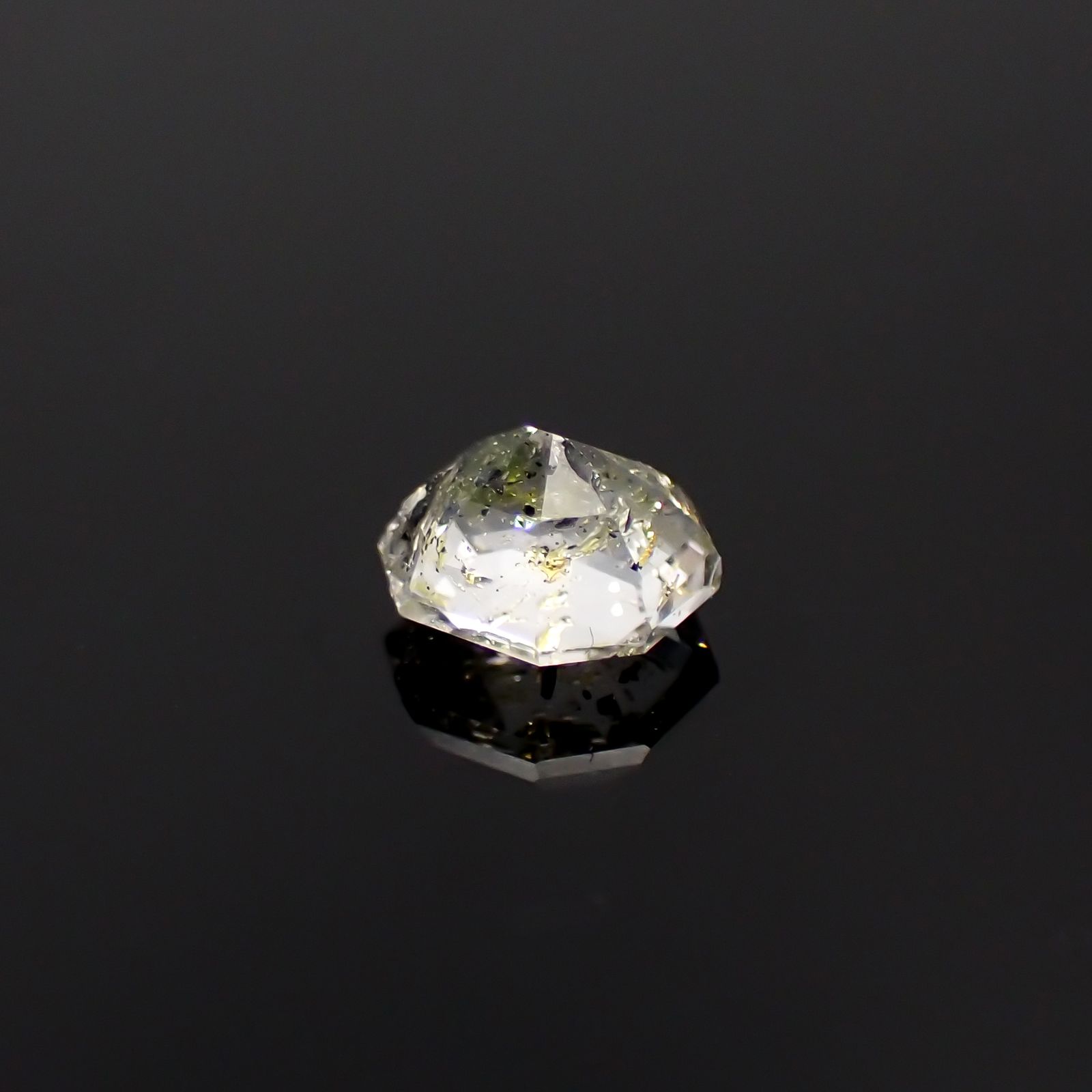 ◇カスタムオクタゴンカット◇オイルインクォーツ パキスタン産 0.44ct [231224722]4.9x4.4mm前後