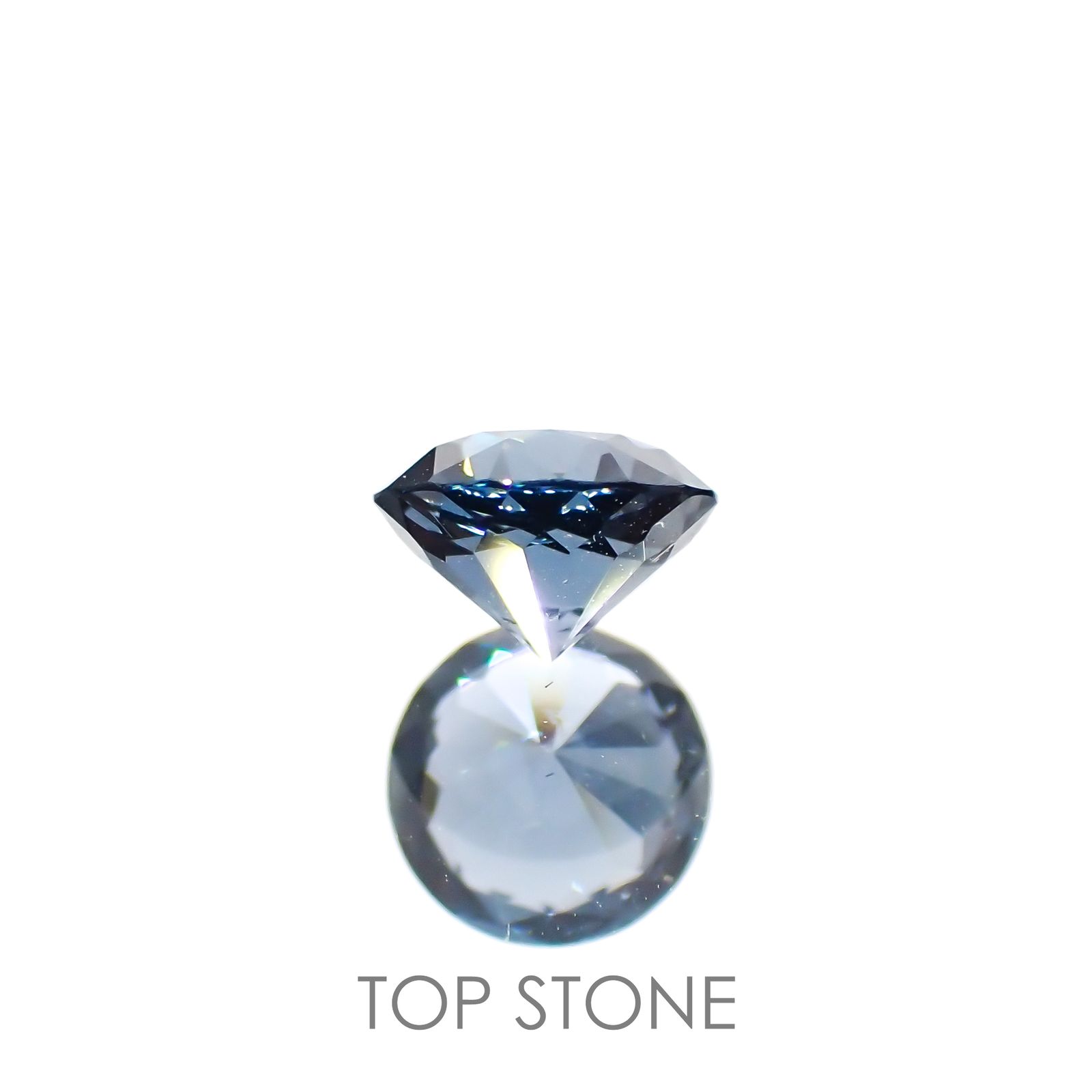 ブルーグレイッシュスピネル ビルマ産 ルース 0.62ct[210913461]5.1×5.1mm前後