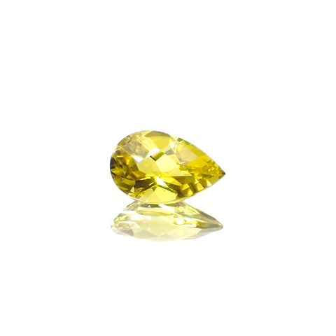 ◇カスタムカット◇カナリートルマリン ザンビア・カナリー鉱山産 0.78ct[240527562]8x4.9mm前後