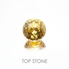 イエロージルコン スリランカ,カンボジア産 ルース 2.28ct[21018068]7×7mm前後