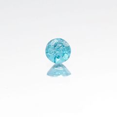 パライバトルマリン(宝石名トルマリン/別名パライバ・トルマリン) ブラジル・パライバ州バターリャ鉱山産 0.053ct 識別済[20106264]2.4×2.4mm前後