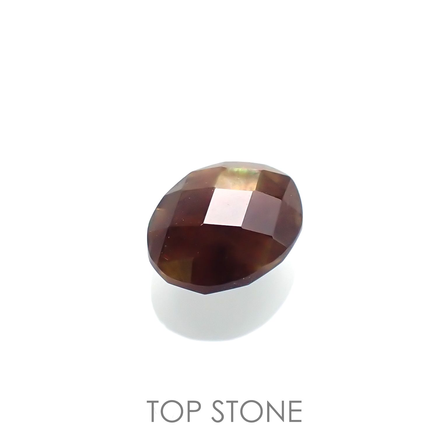 レインボーガーネット(宝石名レインボー アンドラダイト・ガーネット) 日本・奈良県産 1.18ct 識別済[210912941]6.6×5.1mm前後