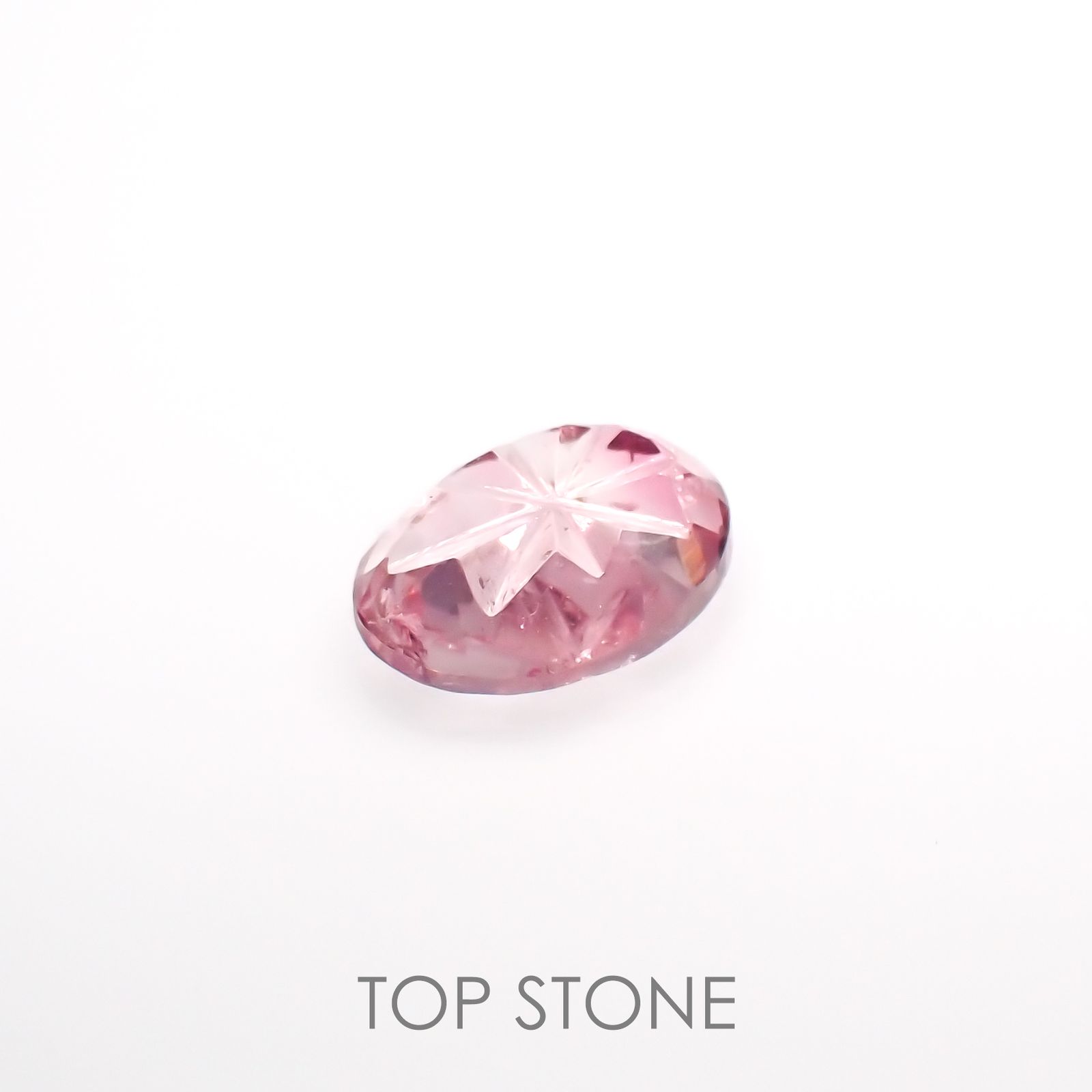 ◇甲州貴石切子Plus Three◇バイカラートルマリン カード付き(宝石名トルマリン)ルワンダ産 1.12ct 識別済[220114593]8.1x6.1mm前後