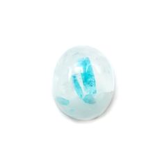 パライバトルマリンインクォーツ ブラジル産 ルース 3.69ct[210310306]10.8×8.8mm前後