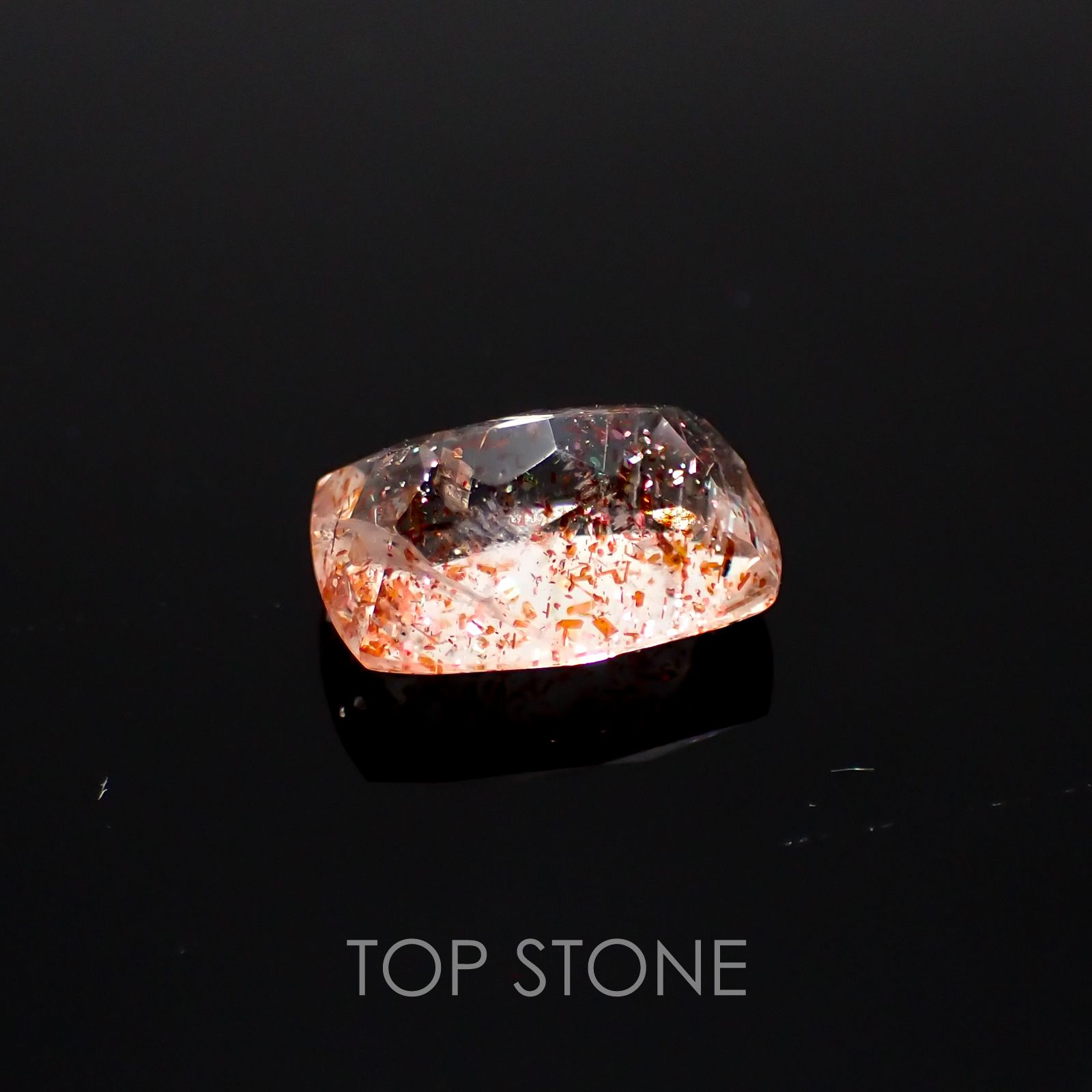 イリュージョンサンストーン タンザニア産 ルース 2.56ct[210310200]10.2×7.2mm前後