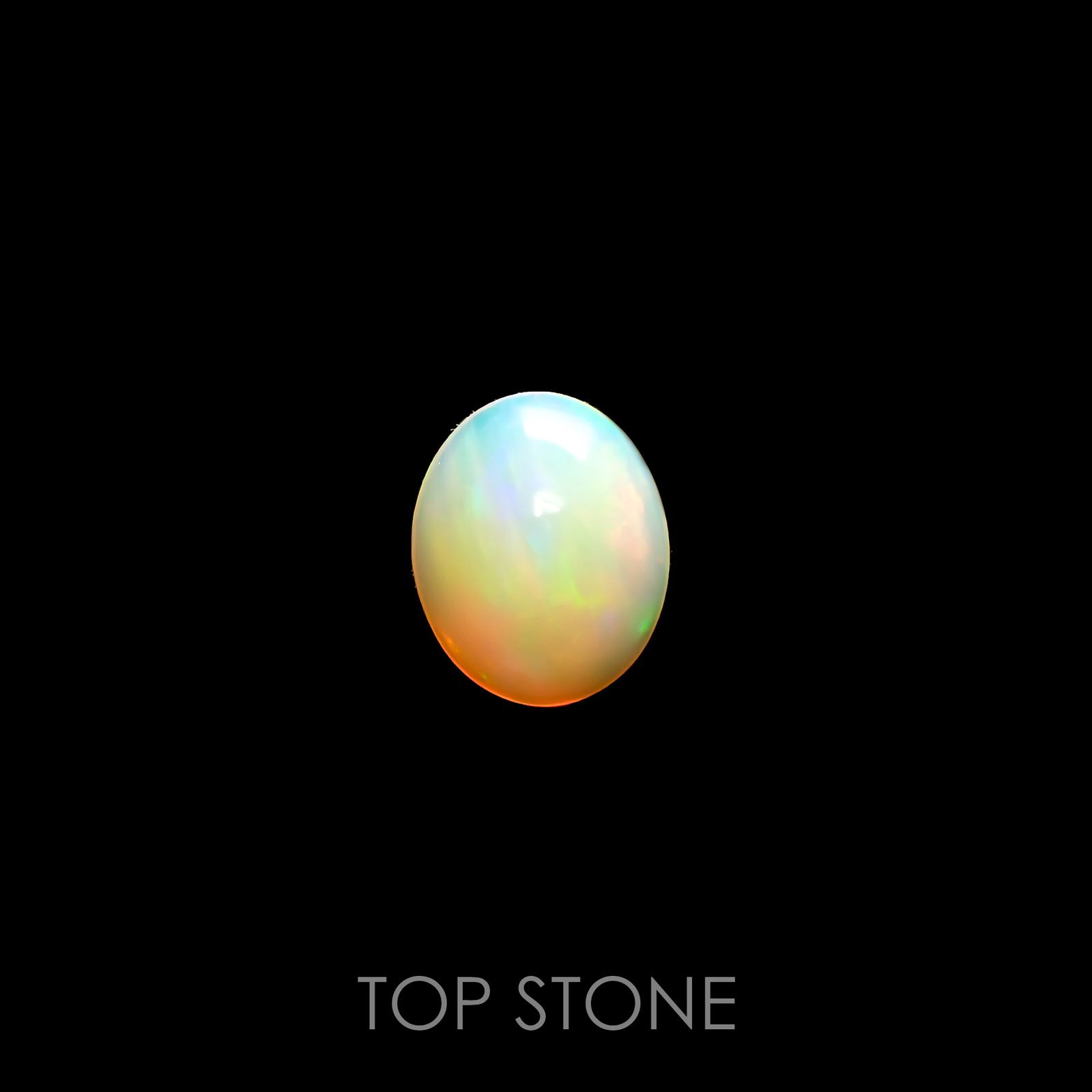 エチオピアオパール(宝石名オパール) エチオピア産 4.102ct ソ付(彩珠)[210711704]12.6×10.4mm前後