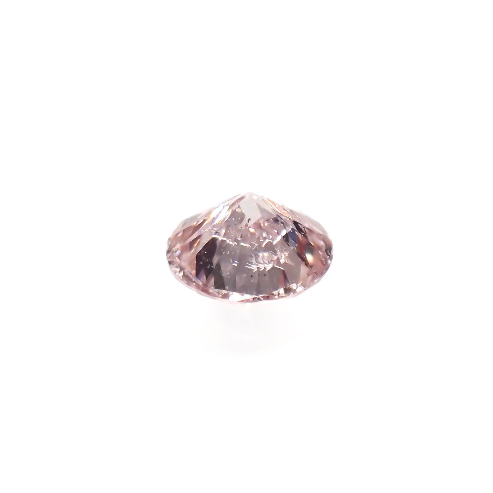 ピンクダイヤモンド (宝石名ダイアモンド)I-1 / FANCY LIGHT PINK 0.083ct ソ付(CGL)[220716972]2.85x2.86mm前後