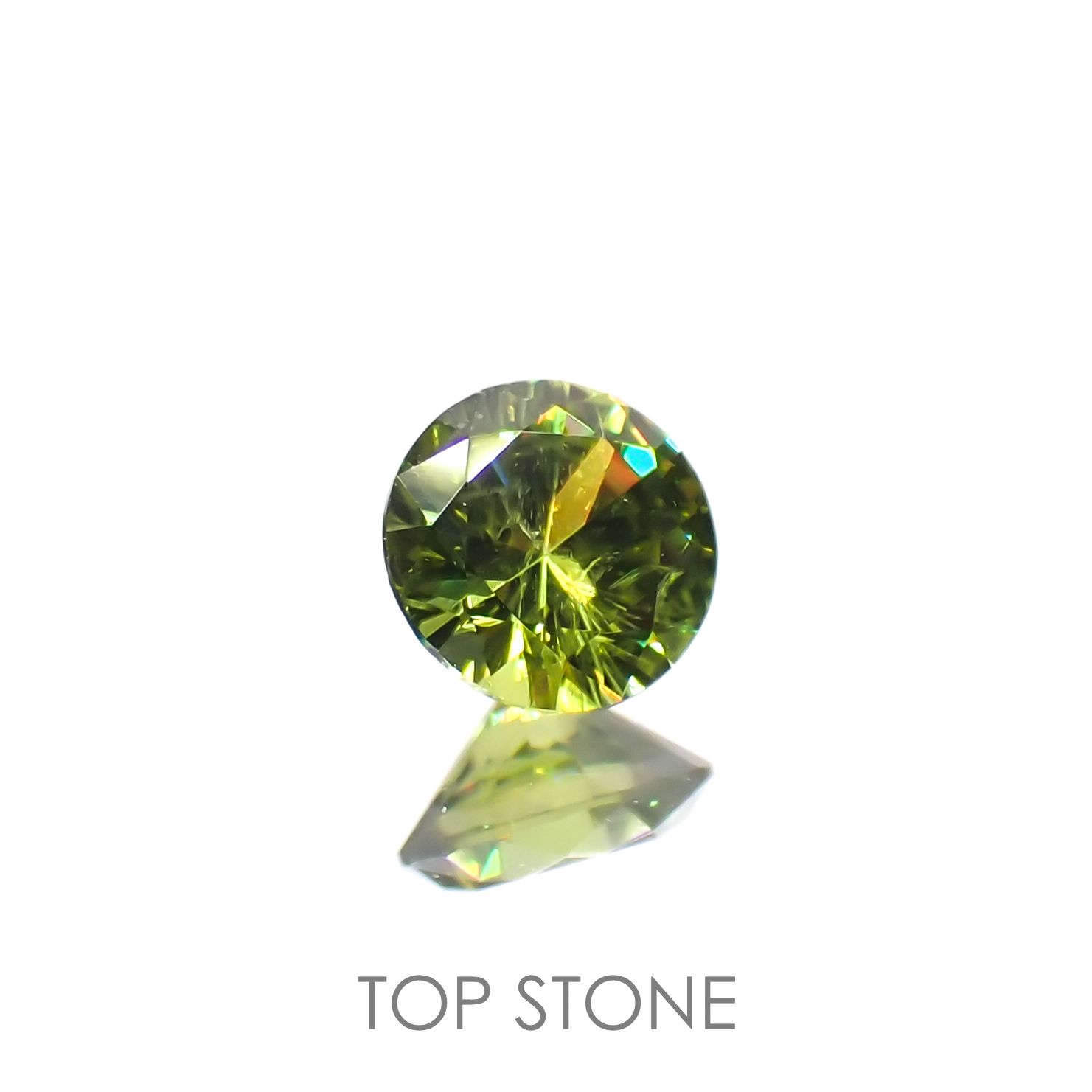 デマントイドガーネット(宝石名デマントイド・ガーネット)ロシア産 0.16ct 識別済[221119167]3.3x3.3mm前後