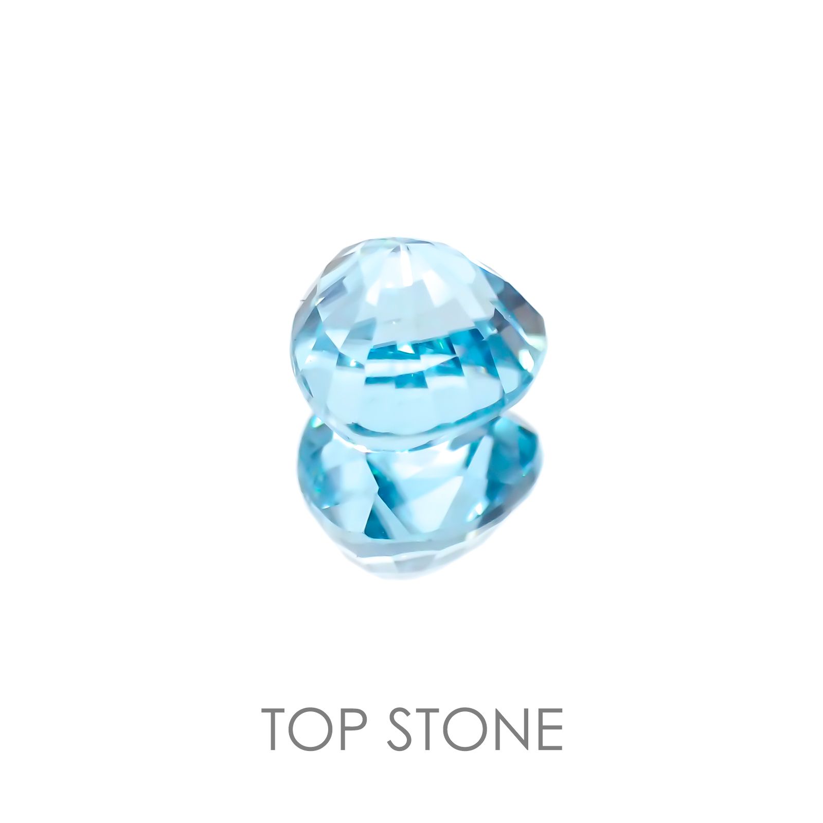 ブルージルコン カンボジア産 ルース 1.42ct[20117921]6×5.9mm前後