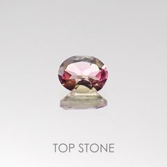 バイカラートルマリン ブラジル産 ルース 0.33ct[20095672]5.1×3.8mm前後