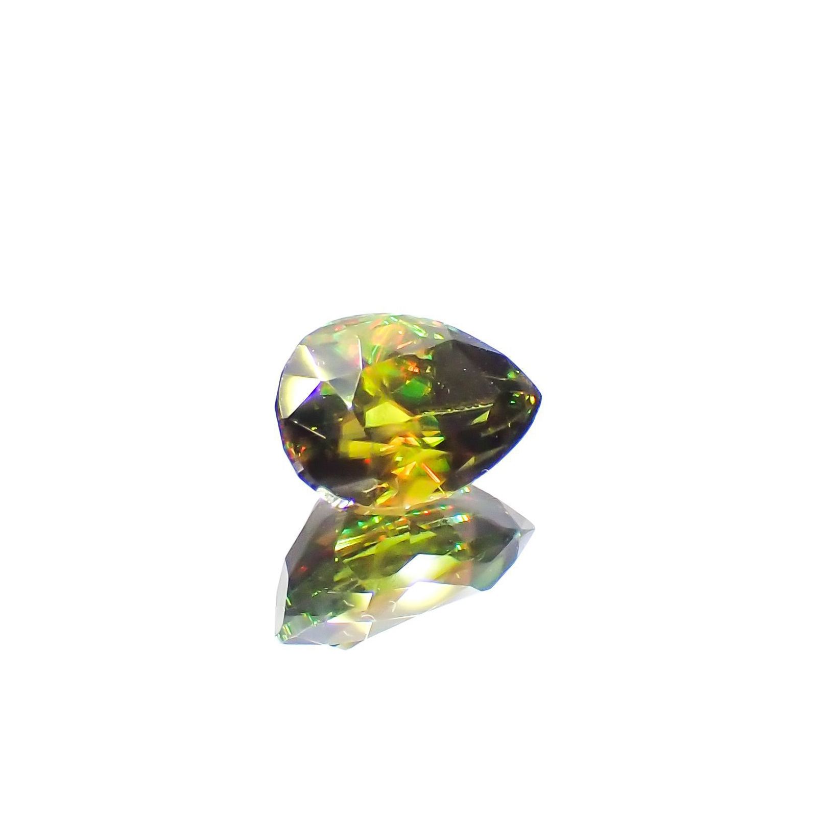 カラーチェンジスフェーン パキスタン産 1.50ct [230120042]8.3x5.5mm前後