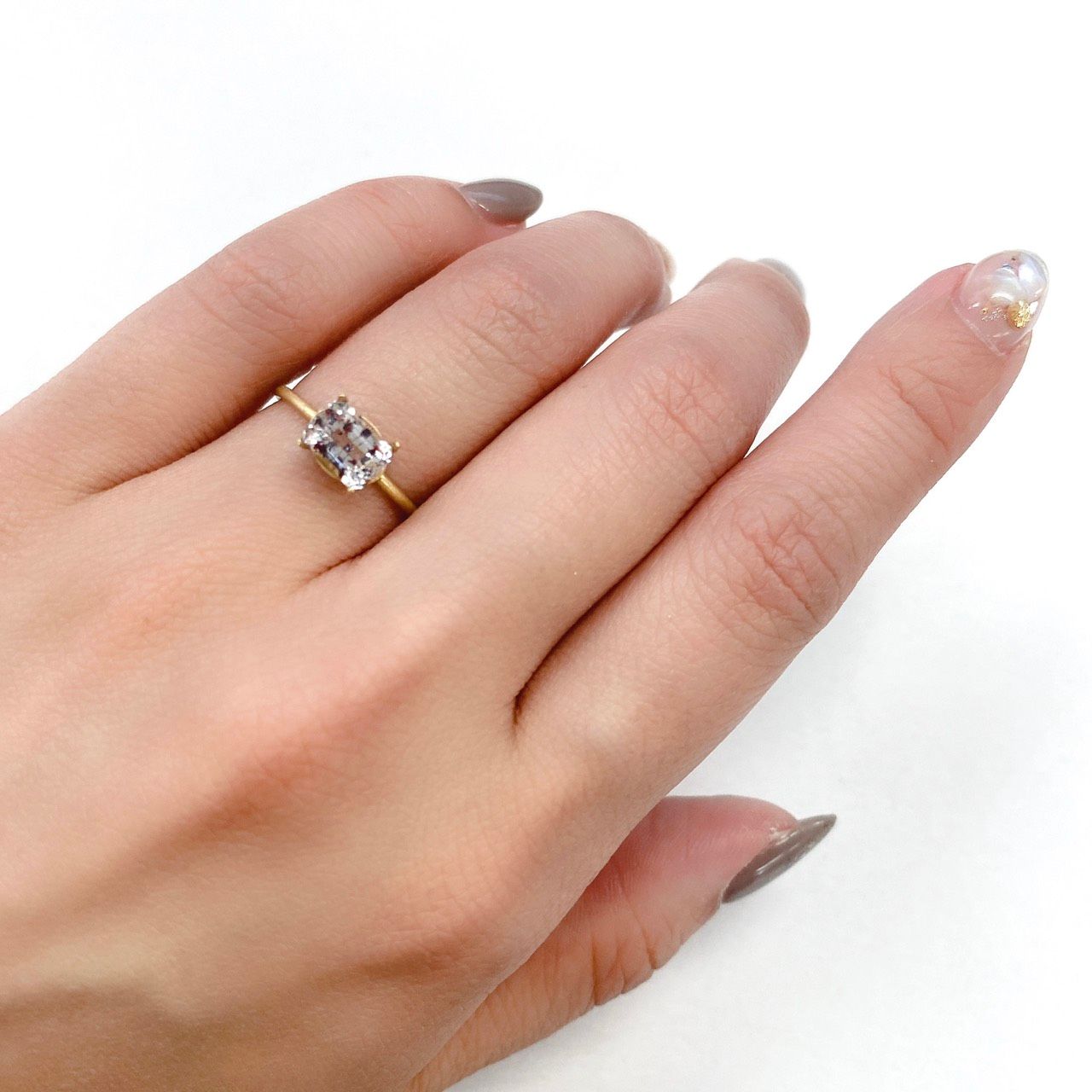 スーパーセブン 南インド産 ルース 0.96ct[210510729]6.8×4.9mm前後
