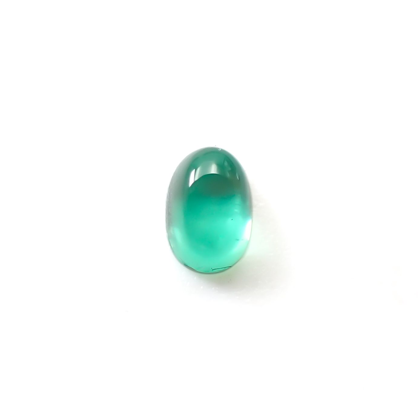 エメラルドキャッツアイ コロンビア産 0.47ct [241229549]5.3x3.6mm前後