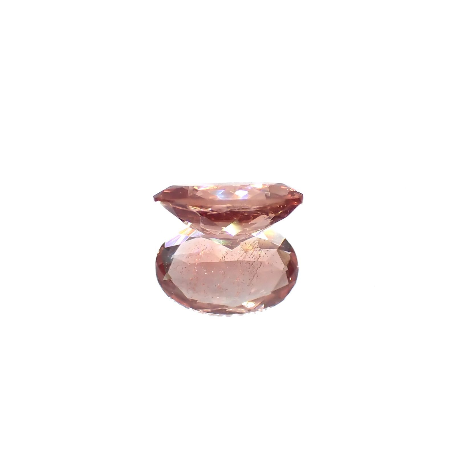 エチオピアサンストーン(宝石名アンデシン・ラブラドライト)エチオピア産 識別済 0.53ct / 7x4.7mm前後 [230321316]