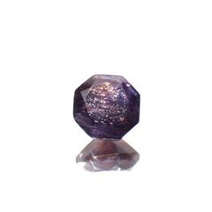 ◇オクタゴンカット◇ブラッドショットアイオライト インド産 0.49ct[230320946]5x5mm前後