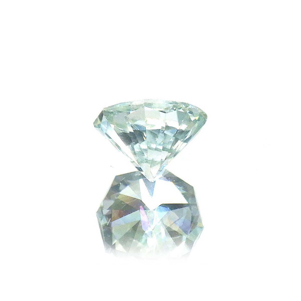 ◇オクタゴンカット◇アイスブルージルコン(宝石名ジルコン)カンボジア産 0.76ct 識別済[220717171]5x4.9mm前後