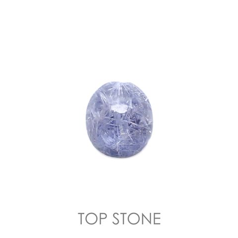 デュモルチェライトインクォーツ ブラジル産 1.79ct[220115280]7.8x7mm前後