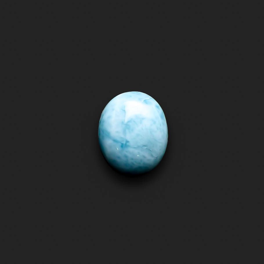 ラリマー(宝石名ブルー・ペクトライト)ドミニカ共和国産 3.74ct 識別済[231225262]10.7x8.9mm前後