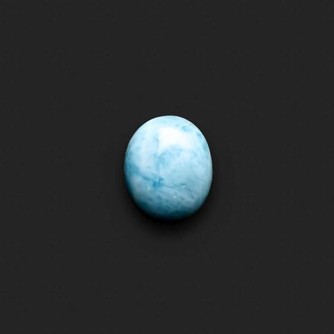 ラリマー(宝石名ブルー・ペクトライト)ドミニカ共和国産 3.74ct 識別済[231225262]10.7x8.9mm前後