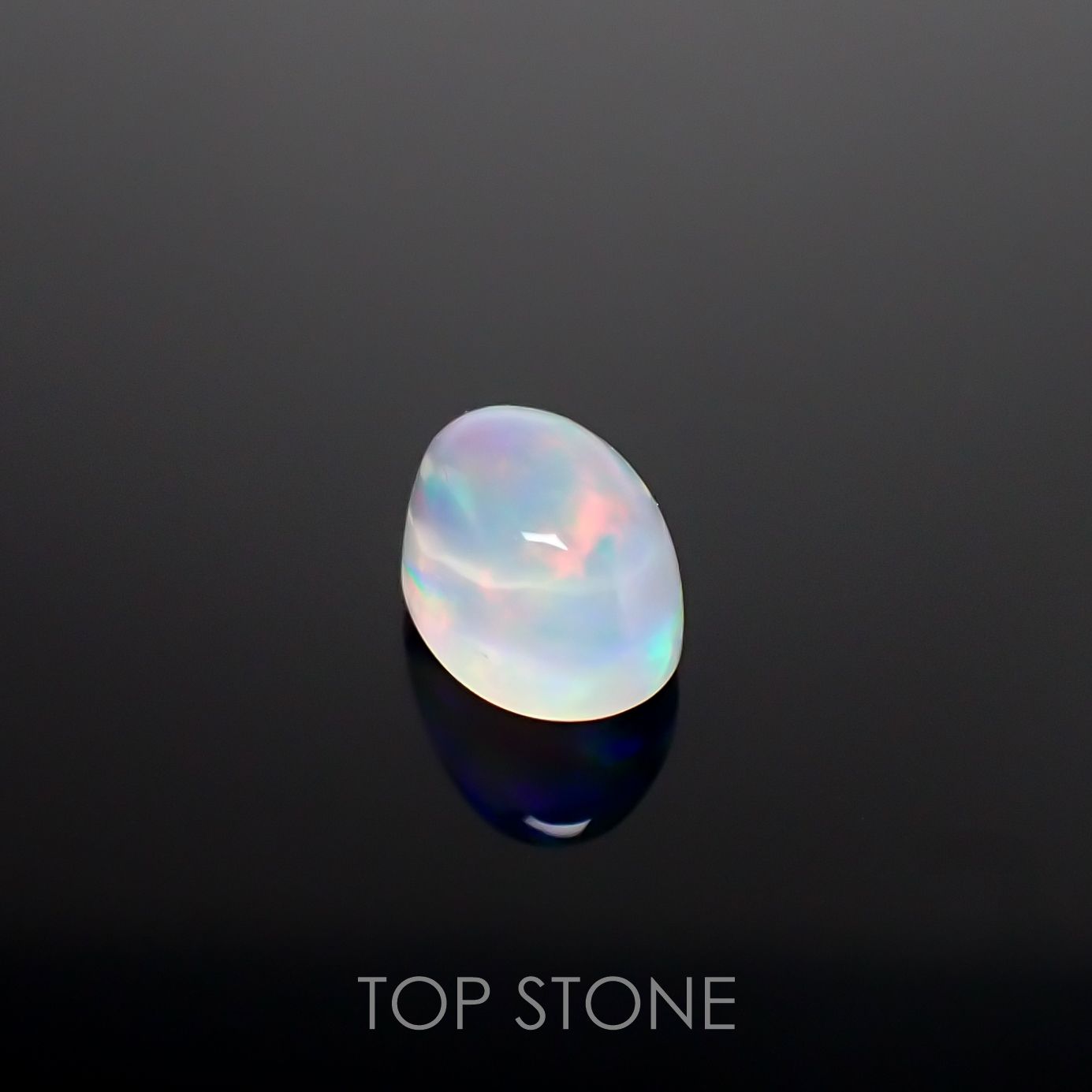 メキシコオパール(宝石名オパール) メキシコ産 1.488ct ソ付(彩珠)[210712133]7.9×5.9mm前後