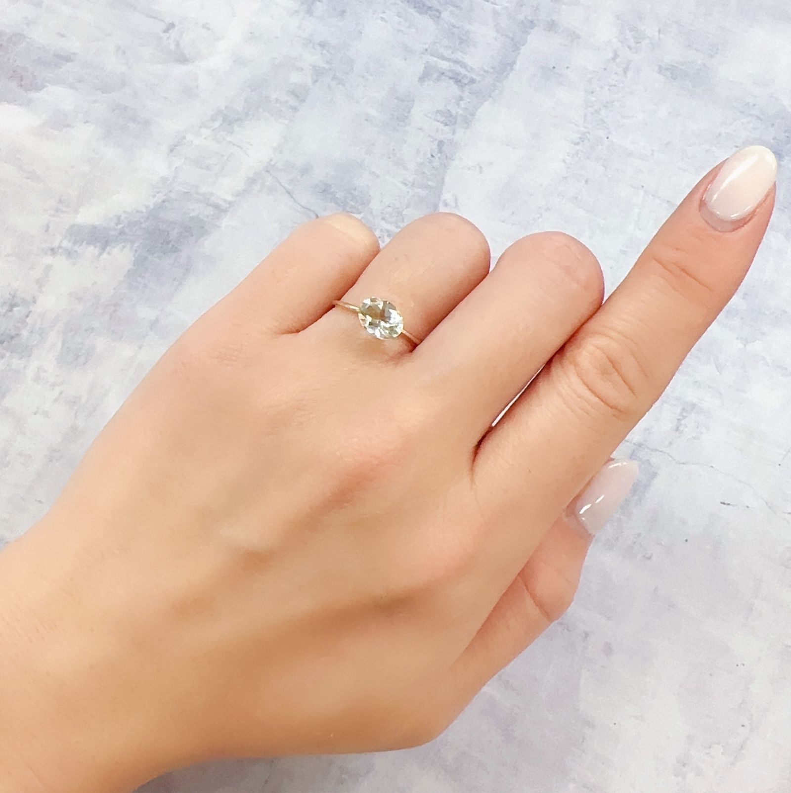 ゴールデンラブラドライト メキシコ産 1.08ct [230220363]8x6mm前後