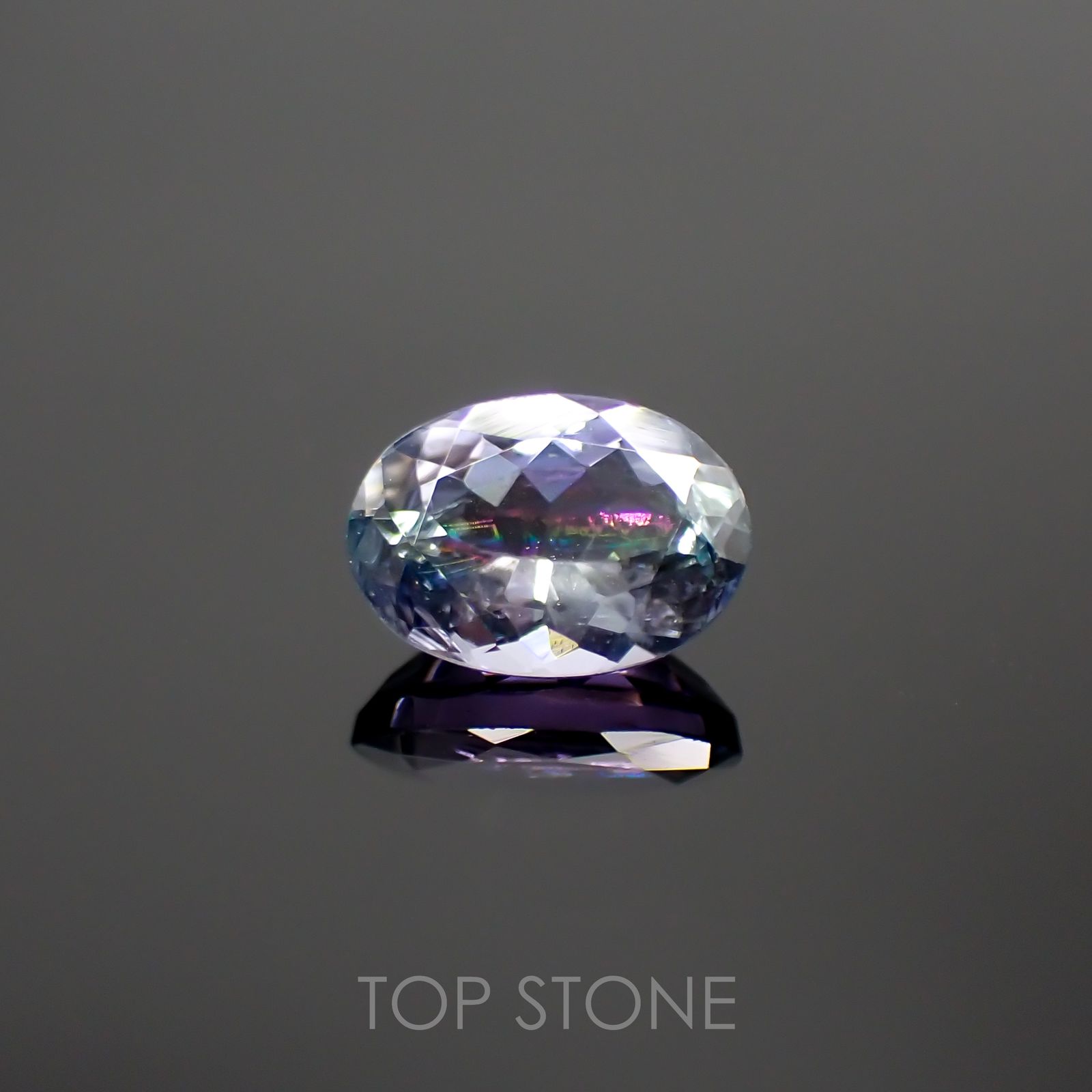 バイカラータンザナイト(ゾイサイト) タンザニア産 ルース 0.96ct[210812653]7.2×5.3mm前後